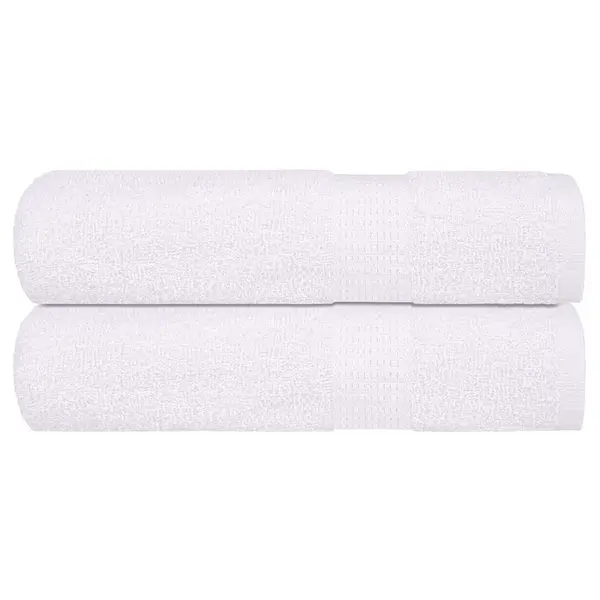 Gossi prosoape de mana 2 buc alb 50x100 cm 360 g/m2 100% bumbac