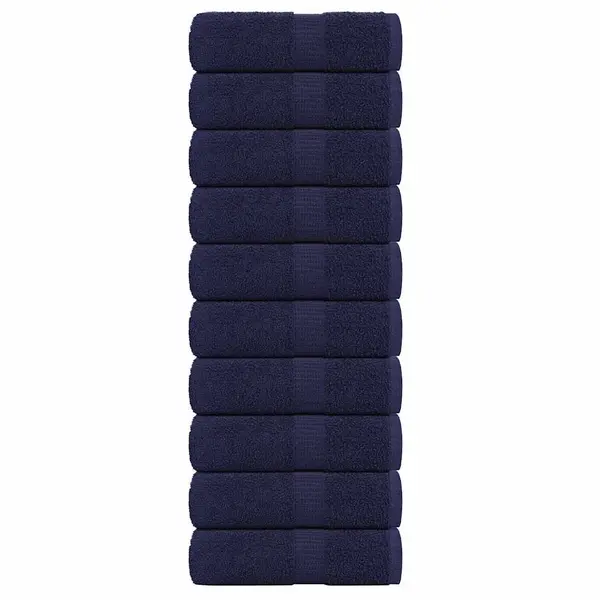 Gossi prosoape de sapun 10 buc albastru marin 360 g/m2 100% bumbac