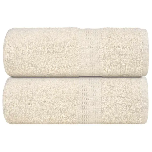 Gossi prosoape de sapun 2 buc crema 30x30 cm 360 g/m2 100% bumbac