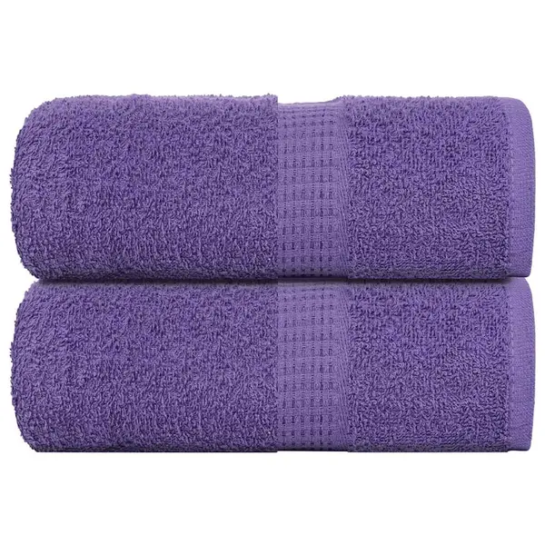 Gossi prosoape de sapun 2 buc violet 30x30 cm 360 g/m2 100% bumbac