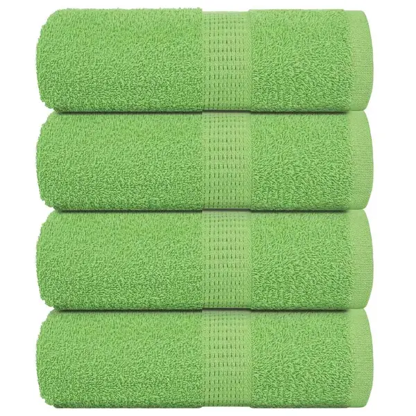 Gossi prosoape de sapun 4 buc verde mar 30x30 cm 360 g/m2 100% bumbac