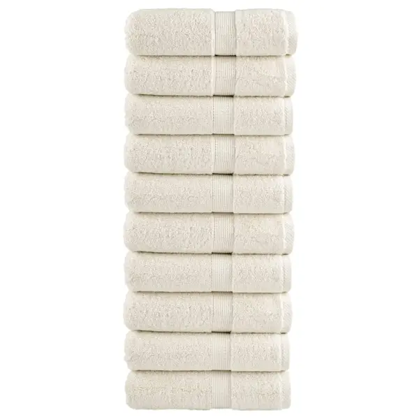 Gossi prosoape maini premium solund 10 buc crem 30x30 cm 600 gsm