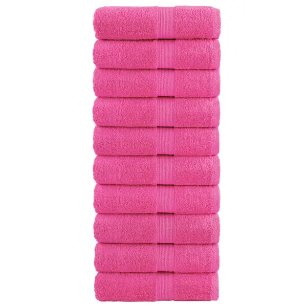 Gossi prosoape oaspeti premium solund 10 buc. roz 30x50 cm 600 gsm