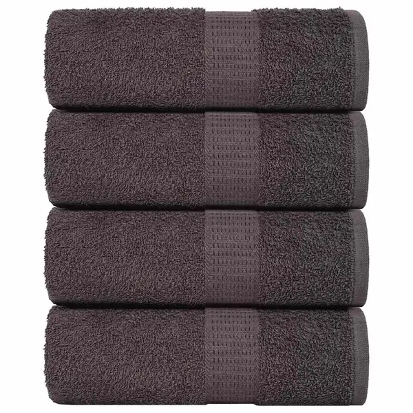 Gossi prosoape pentru oaspeti 4 buc antracit 360 g/m2 100% bumbac