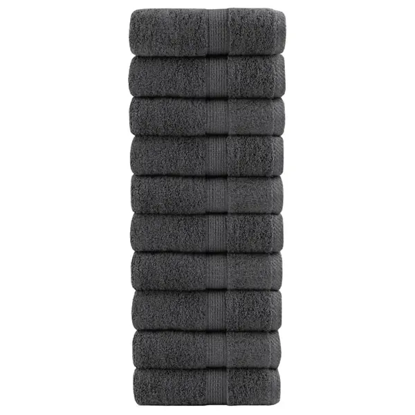 Gossi prosoape premium solund 10 buc antracit 30x50 cm 600 gsm