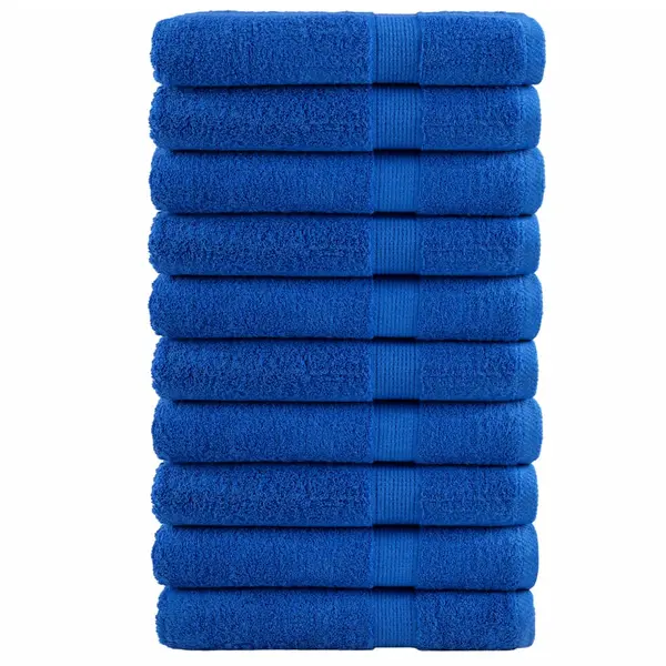 Gossi prosoape premium solund 10buc albastru 100x200cm 600gsm