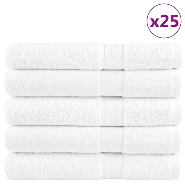Gossi prosoape premium solund 25buc alb 100x200cm 600gsm