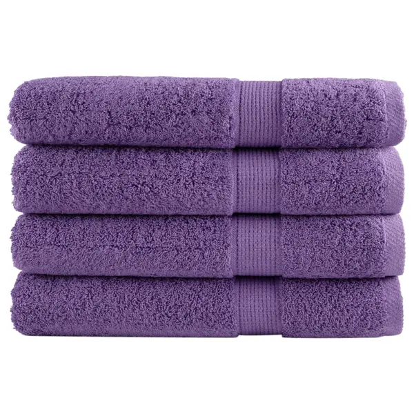 Gossi prosoape premium solund 4 buc. violet 100x200 cm 600 gsm