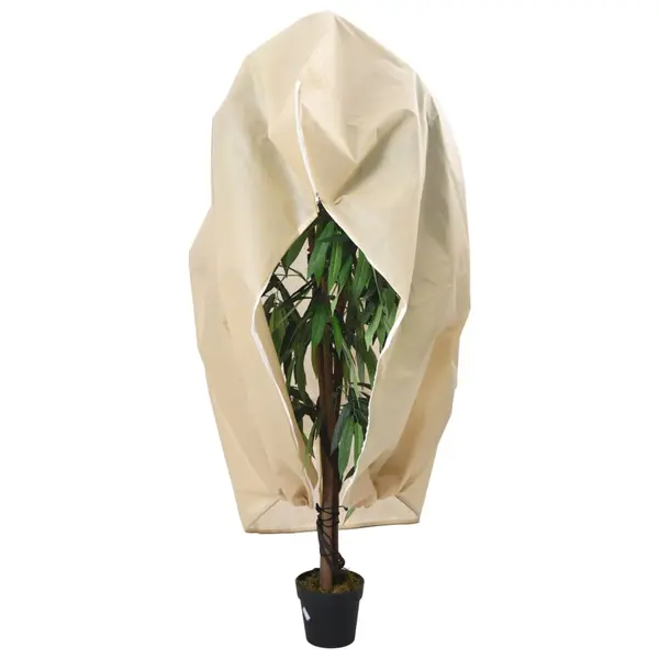 Gossi protectie de fleece pt plante, cu fermoar, 70 g/m2, 3,93x3 m