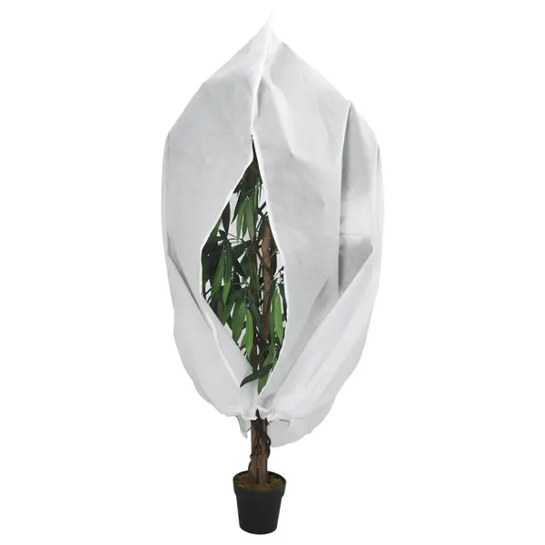 Gossi protectie de fleece pt plante, cu fermoar, 70 g/m2, 3,93x3 m