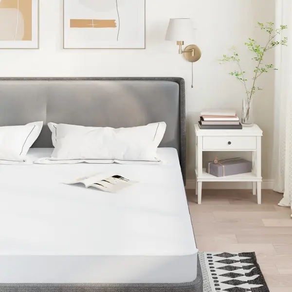 Gossi protectie de saltea, alb, 140x190 cm, impermeabila