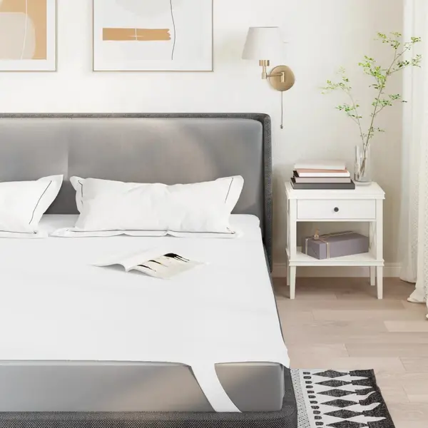 Gossi protectie de saltea, alb, 140x200 cm, impermeabila