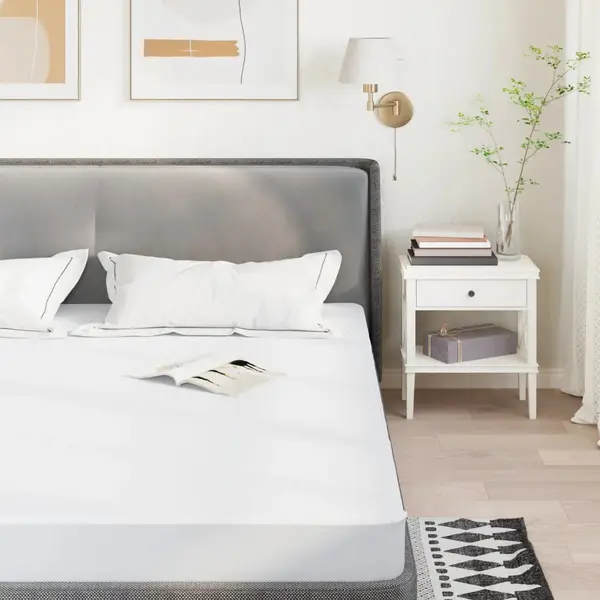 Gossi protectie de saltea, alb, 90x220 cm, impermeabila