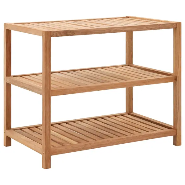 Gossi raft de baie, 65 x 40 x 55 cm, lemn masiv de nuc
