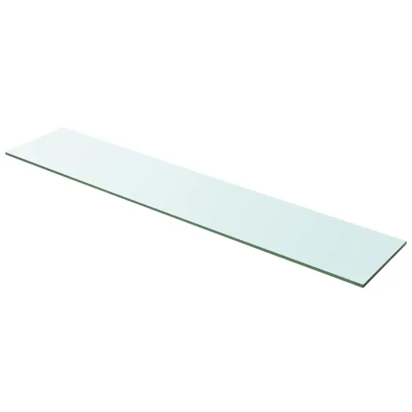 Gossi raft din sticla transparenta, 100 x 20 cm