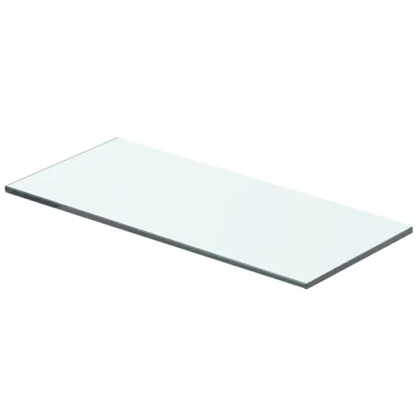 Gossi raft din sticla transparenta, 40 x 12 cm