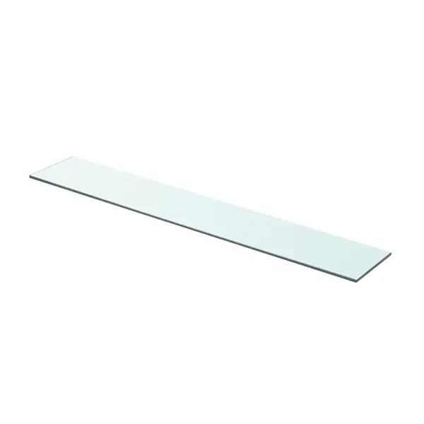 Gossi raft din sticla transparenta, 80 x 12 cm