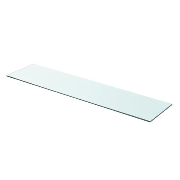 Gossi raft din sticla transparenta, 90 x 20 cm