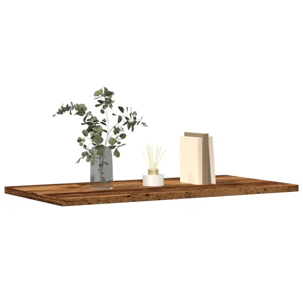 Gossi rafturi perete 4 buc., lemn vechi, 60x30x1,5 cm, lemn prelucrat