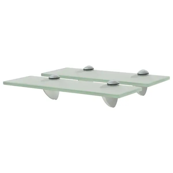 Gossi rafturi suspendate, 2 buc., 30 x 20 cm, sticla, 8 mm
