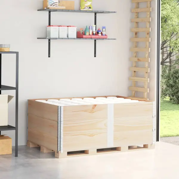 Gossi rame pentru paleti, 3 buc., 150x100 cm, lemn masiv de pin