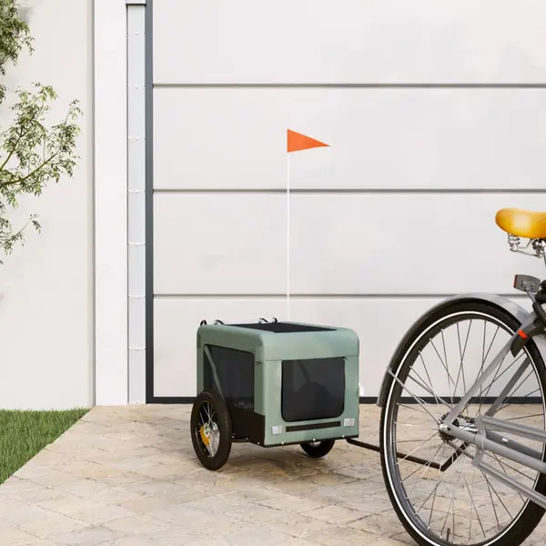 Gossi remorca bicicleta animale companie gri/negru textil oxford/fier