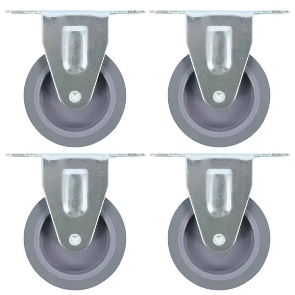 Gossi roti fixe, 4 buc., 75 mm