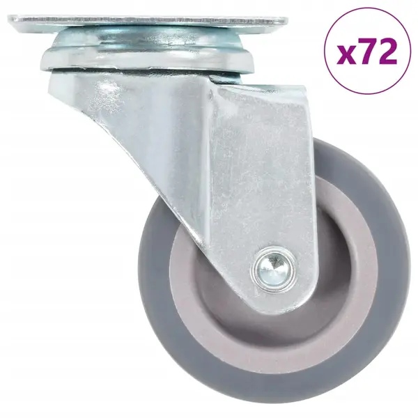 Gossi roti pivotante, 72 buc., 50 mm