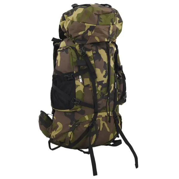 Gossi rucsac de drumetie, verde camuflaj, 80 l, tesatura oxford