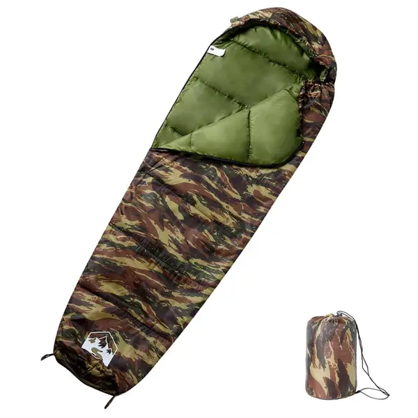 Gossi sac de dormit tip mumie pentru adulti de camping, 3 anotimpuri