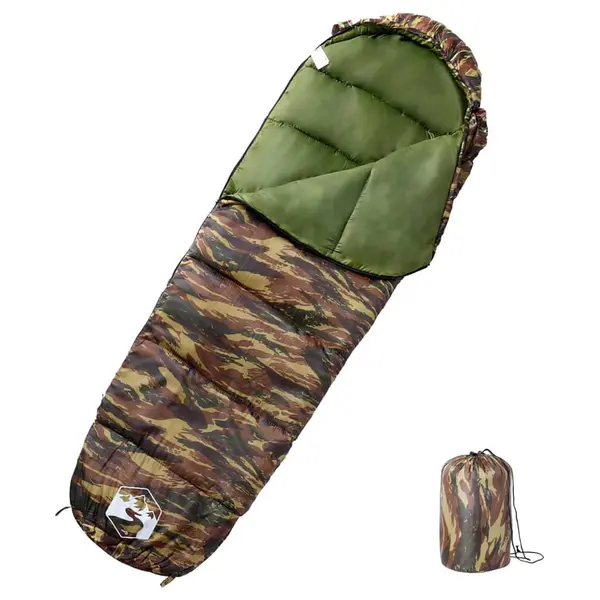Gossi sac de dormit tip mumie pentru adulti de camping, 3 anotimpuri