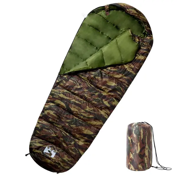 Gossi sac de dormit tip mumie pentru adulti de camping, 3 anotimpuri