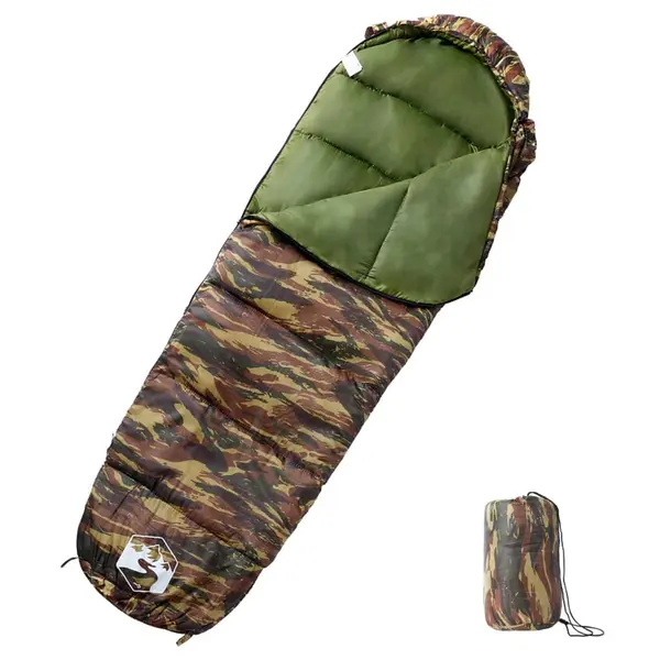 Gossi sac de dormit tip mumie pentru adulti de camping, 3 anotimpuri