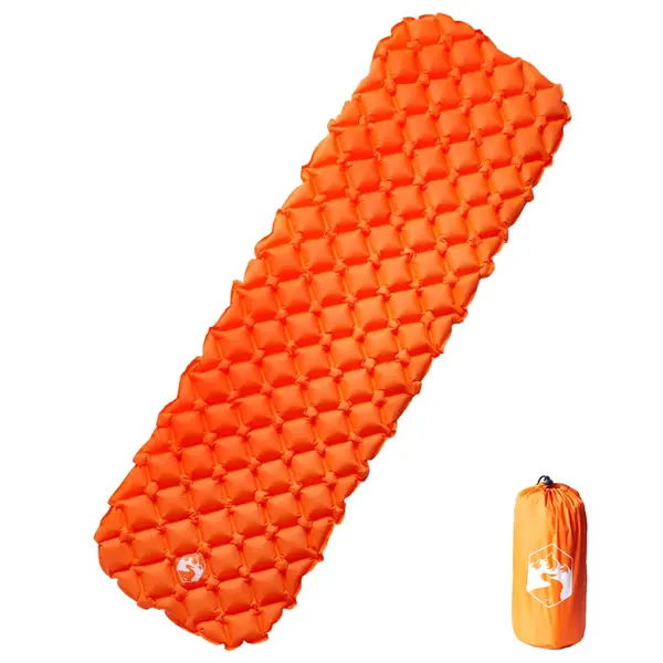 Gossi saltea gonflabila de camping, 1 persoana portocaliu 190x58x6 cm