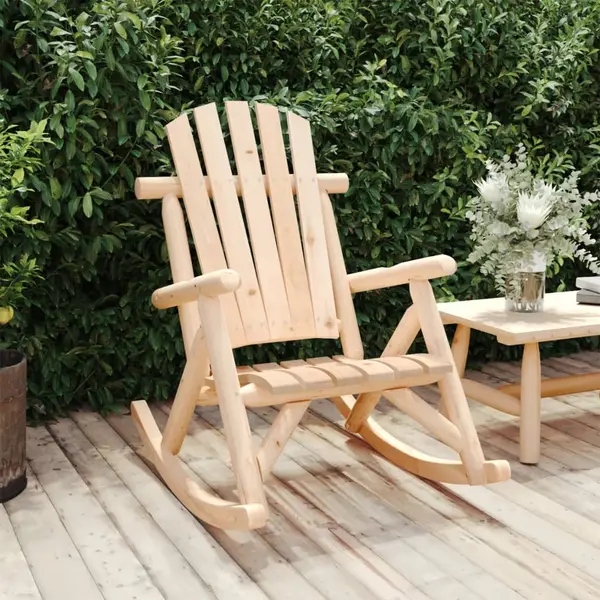 Gossi scaun balansoar de gradina, 69x96x101 cm, lemn masiv de molid