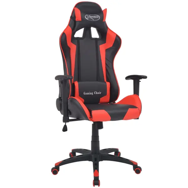 Gossi scaun birou rabatabil, design racing, piele artificiala, rosu