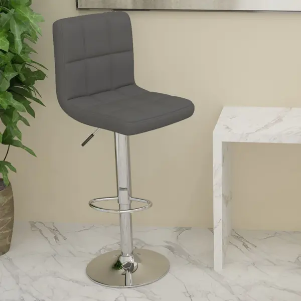 Gossi scaun de bar, gri inchis, material textil