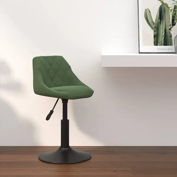 Gossi scaun de bar, verde inchis, catifea