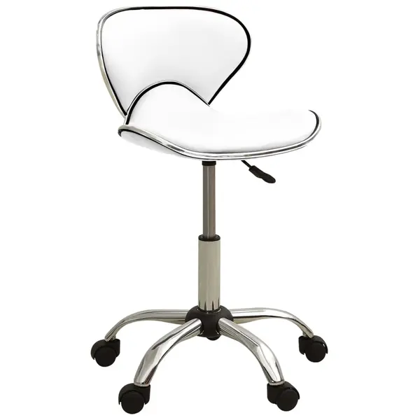 Gossi scaun de birou, alb, piele ecologica
