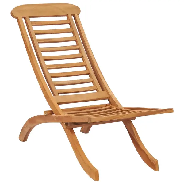 Gossi scaun de gradina pliabil, 50x90x69 cm, lemn masiv de tec