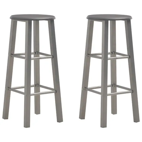 Gossi scaune de bar, 2 buc., antracit, mdf
