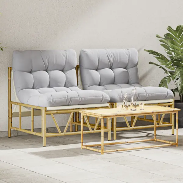 Gossi scaune relaxante 2 pcs cu perna 60x80x71 cm otel