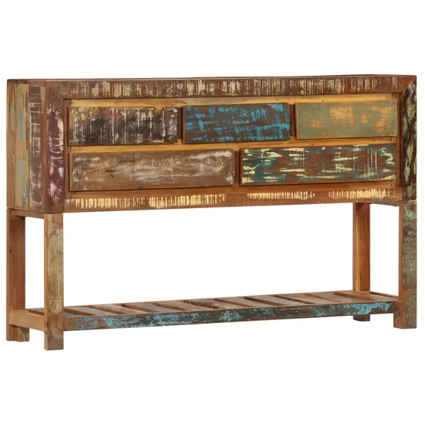 Gossi servanta, 120 x 30 x 75 cm, lemn masiv reciclat
