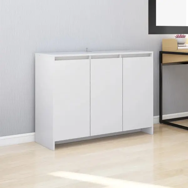 Gossi servanta, alb, 102x33x75 cm, pal
