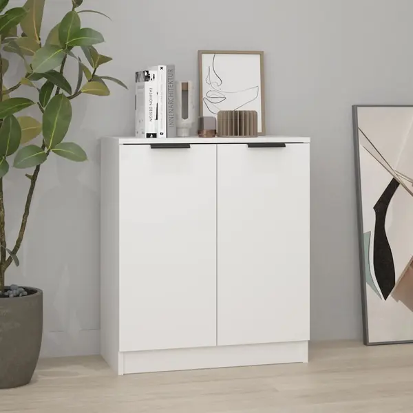 Gossi servanta, alb, 60x30x70 cm, lemn prelucrat