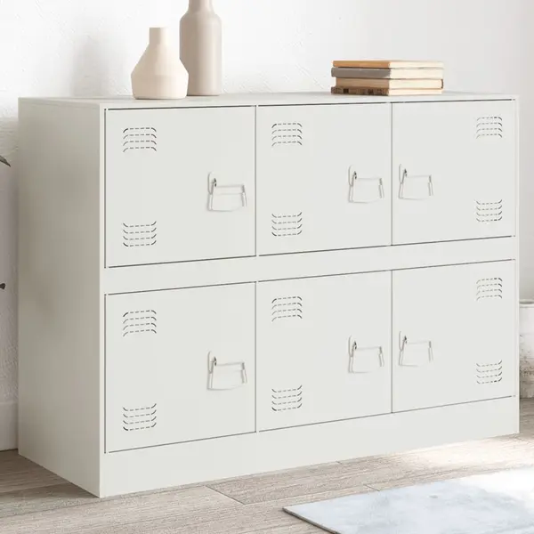 Gossi servanta, alb, 99x39x73 cm, otel