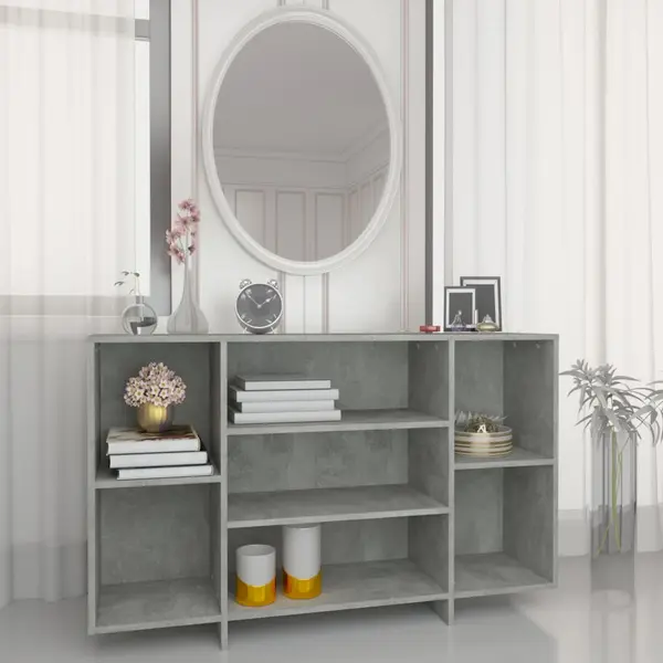 Gossi servanta, gri beton, 120x30x75 cm, pal