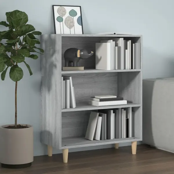 Gossi servanta, gri sonoma, 69,5x32,5x90 cm, lemn prelucrat