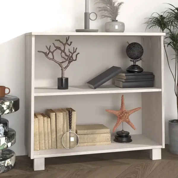 Gossi servanta „hamar”, alb, 85x35x80 cm, lemn masiv de pin