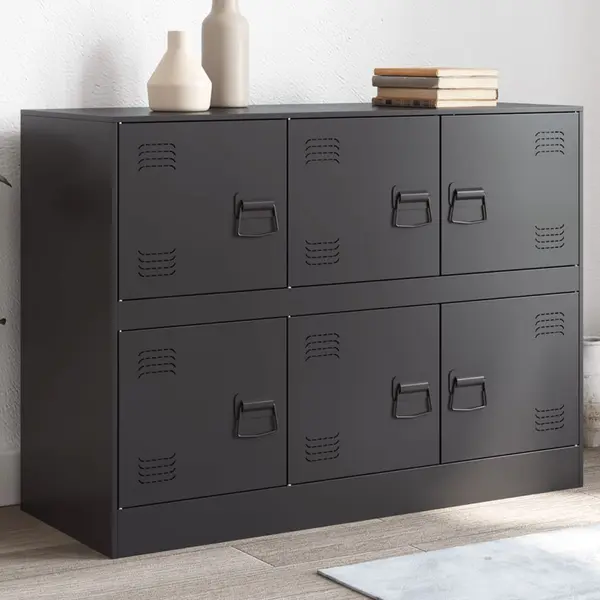 Gossi servanta, negru, 99x39x73 cm, otel